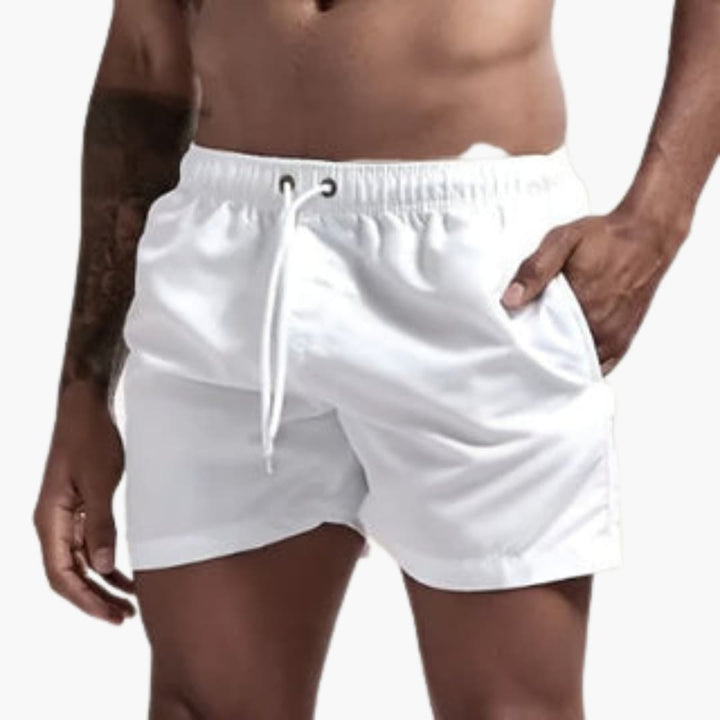Pantalones de baño de secado rápido para hombres con estilo deportivo