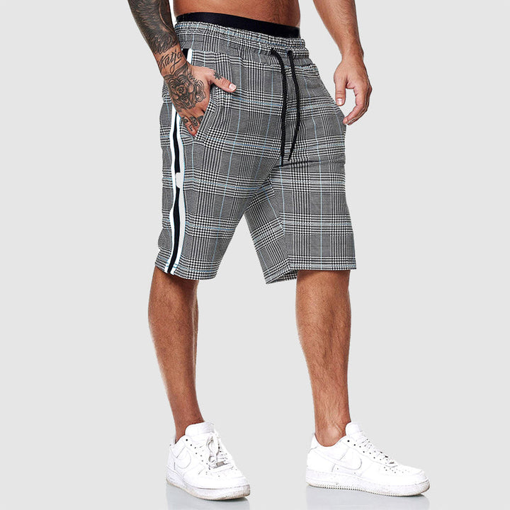 Lenoir™ | Pantalones cortos a cuadros Alpha