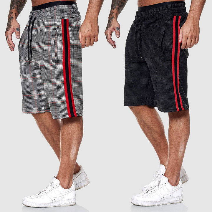 Lenoir™ | Pantalones cortos a cuadros Alpha
